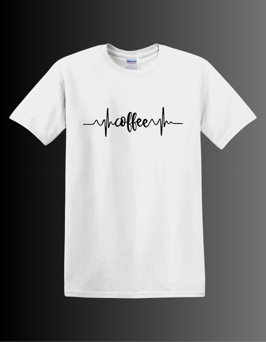 Coffee Heartbeat Unisex T-shirt